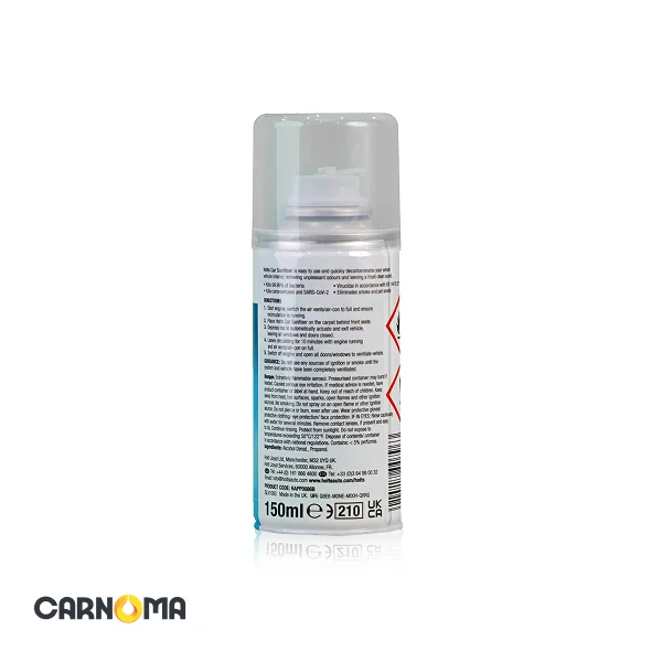 اسپری تصفیه هوا کابین هولتس حجم 150 میلی لیتر