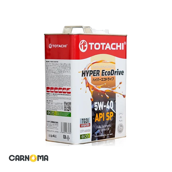 روغن موتور توتاچی 5w-40 حجم چهار لیتر (جدید)